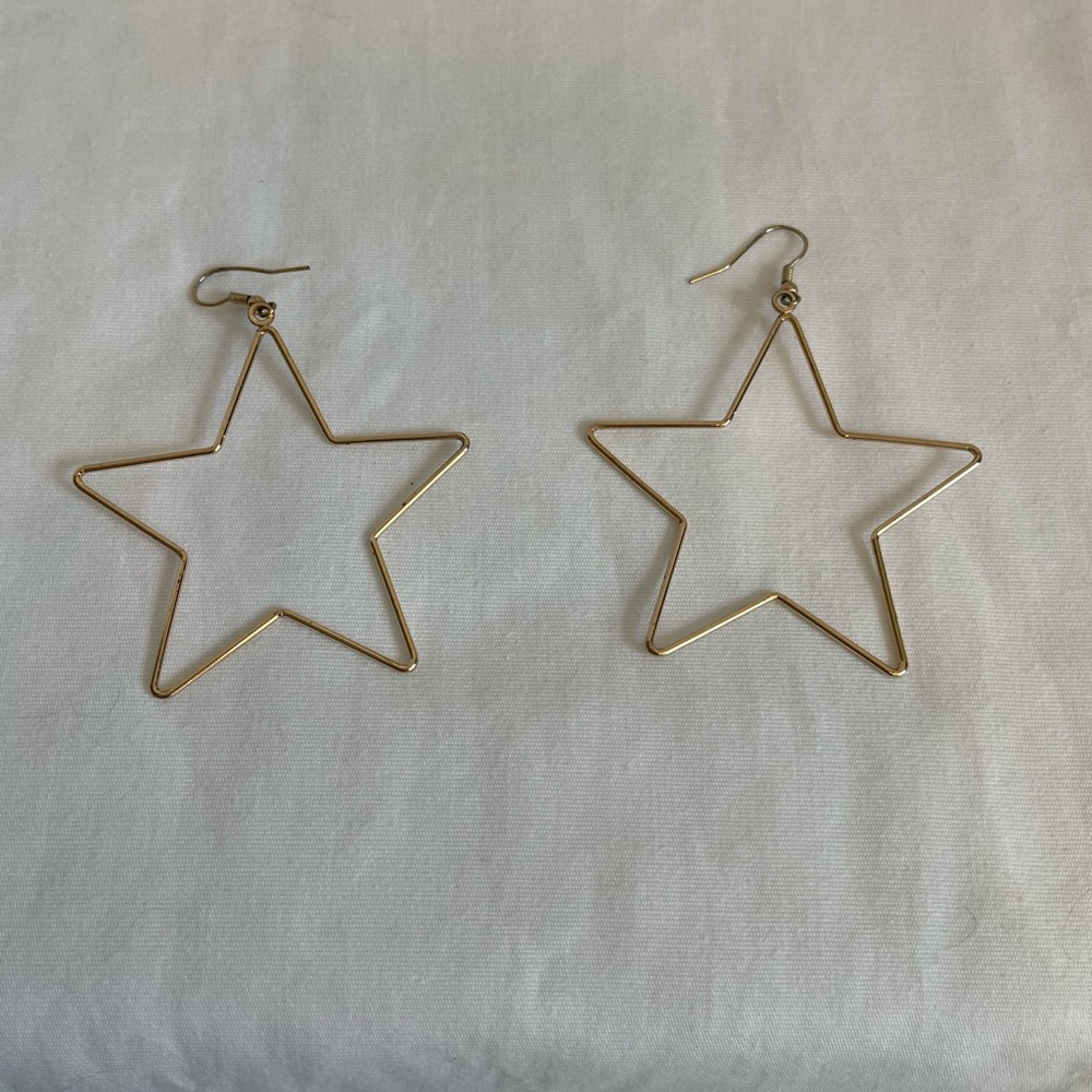 Gold Star Earrings